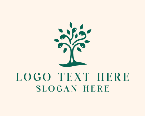 Environmental - Note Music Tree logo design