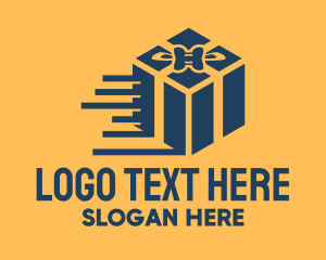 Deliveryman - Fast Gift Delivery logo design