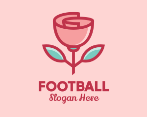 Gardening - Origami Paper Rose Flower logo design