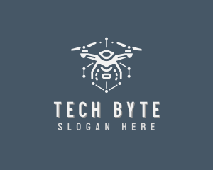 Tech Surveillance Drone Logo