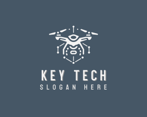 Tech Surveillance Drone logo design