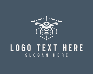 Technology - Tech Surveillance Drone logo design
