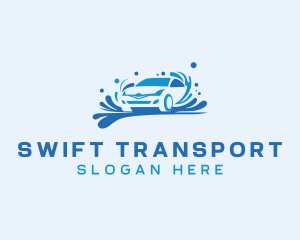 Water Splash Car Care logo design