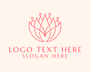 Bloom - Lotus Flower Petals logo design