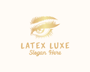 Luxe Woman Eyelash logo design