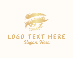 Girl - Luxe Woman Eyelash logo design