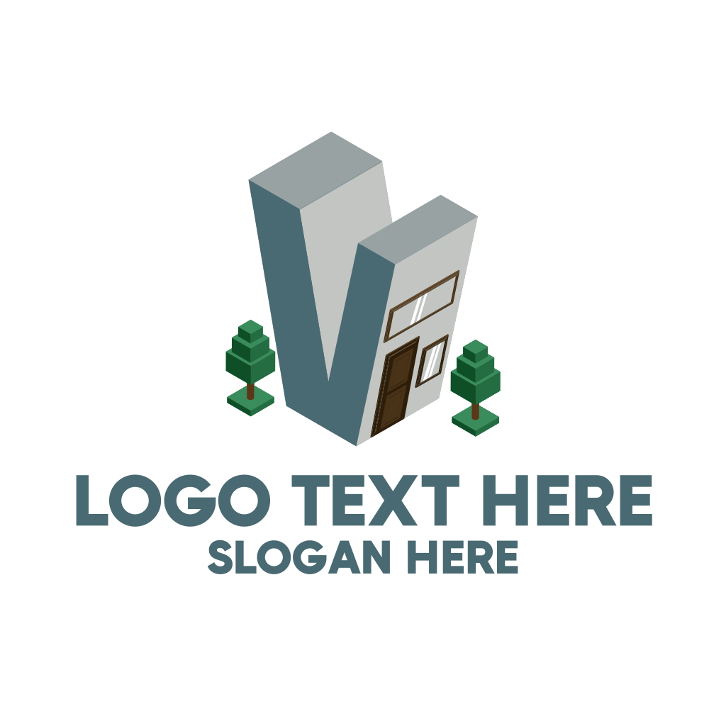 Modern Building Letter V Logo | BrandCrowd Logo Maker
