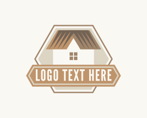 House Roofing Mortgage logo design