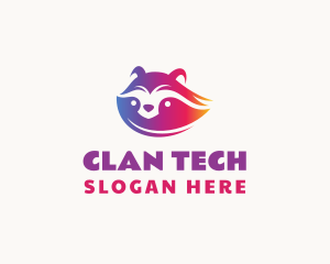 Clan - Raccoon Game Clan logo design