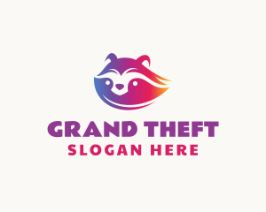 Raccoon Game Clan logo design