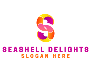 Colorful Business Letter S logo design