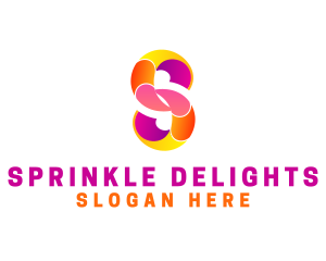 Colorful Business Letter S logo design