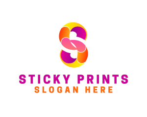 Colorful Business Letter S logo design