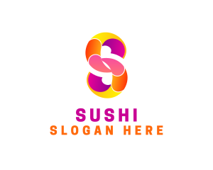 Colorful Business Letter S logo design