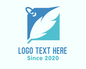 Label - Blue Feather Label logo design