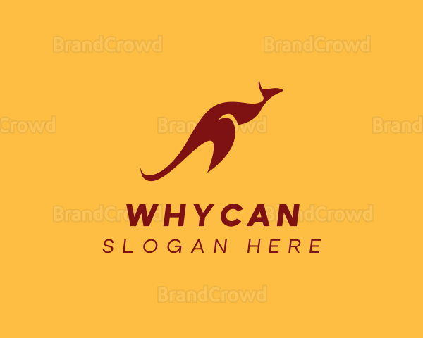 Australian Wild Kangaroo Logo