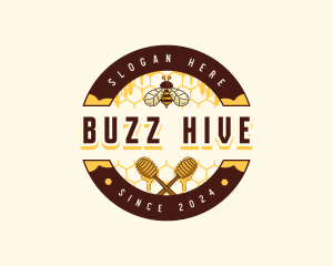 Honey Bee Dipper logo design