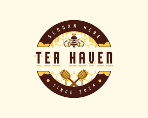 Honey Bee Dipper logo design