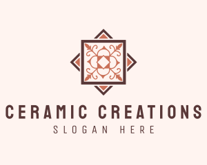 Ceramic - Ceramic Tile Pattern logo design