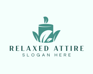 Candle Relaxation Spa logo design