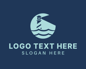 Nautical - Lighthouse Tower Port logo design