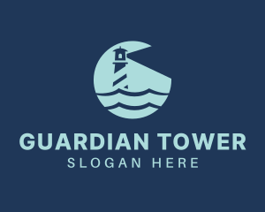 Watchtower - Lighthouse Tower Port logo design
