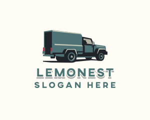 Transportation Service - Logistics Delivery Truck logo design