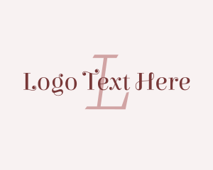 Feminine - Upscale Feminine Brand logo design