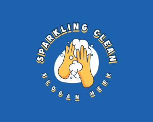 Cleaning - Cleaning Glove Wash logo design