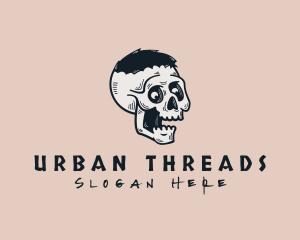 Streetwear - Skate Streetwear Skull logo design