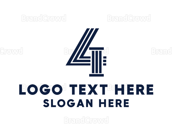 Legal Number 4 Logo