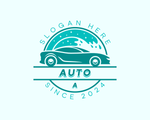 Auto Car Wash Detailing logo design