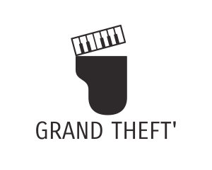 Grand Piano Music logo design