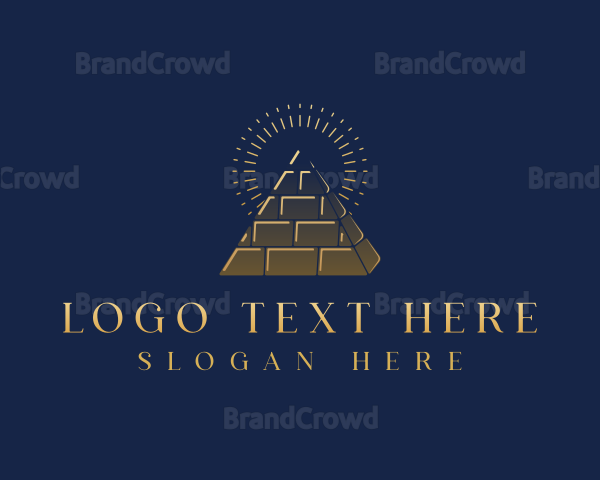 Luxury Pyramid Landmark Logo