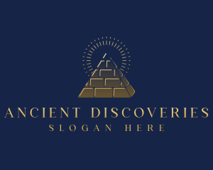 Luxury Pyramid Landmark logo design