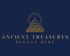 Luxury Pyramid Landmark logo design