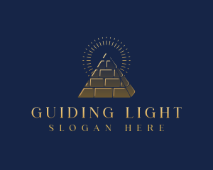 Luxury Pyramid Landmark logo design