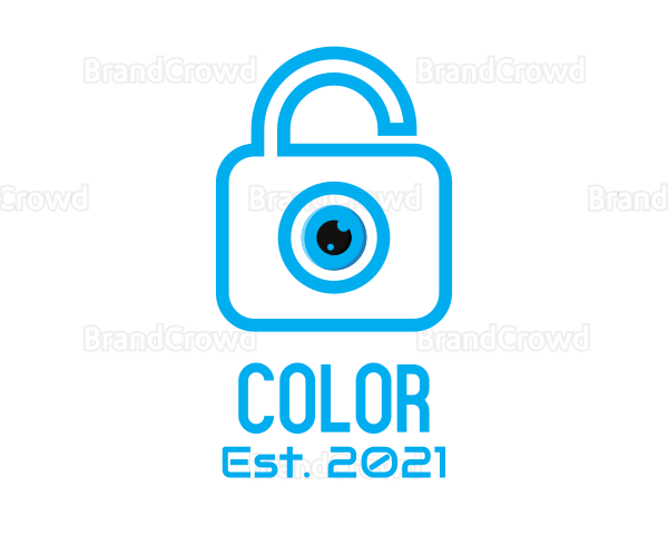 Eye Security Lock Logo