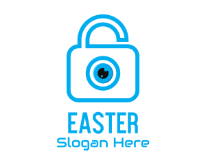Eye Security Lock  Logo
