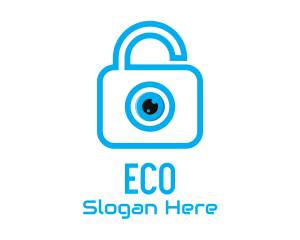 Eye Security Lock  Logo