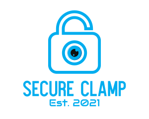 Eye Security Lock  logo design