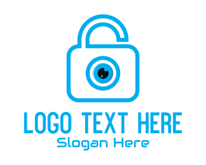 Eye Security Lock  Logo