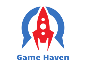 E Sports - Space Rocket Aviation logo design