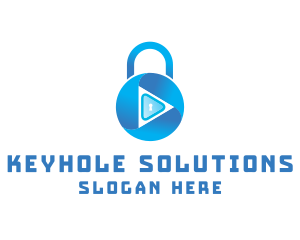 Keyhole - Security Lock Keyhole logo design