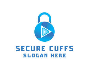 Security Lock Keyhole logo design