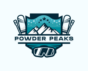 Snowboarding - Mountain Ski Sports logo design