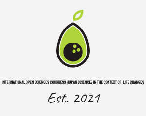 Produce - Bowling Avocado Fruit logo design