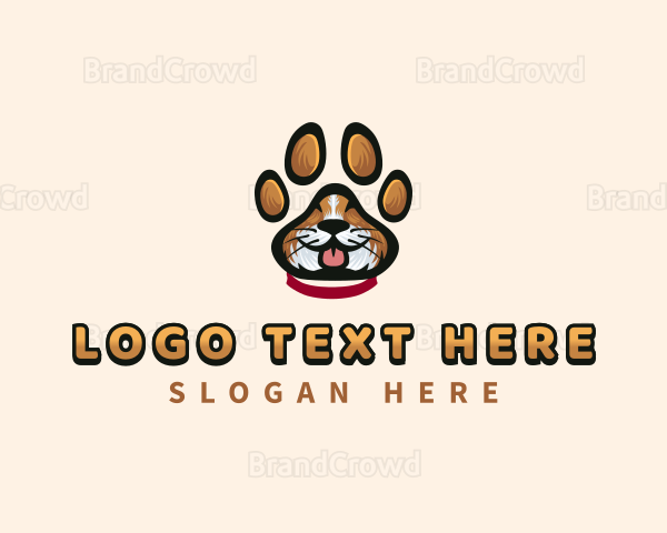 Paw Doggy Pet Logo