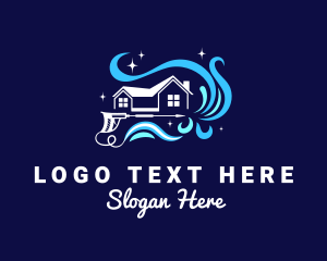 Home Cleaning Service logo design