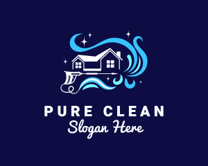 Home Cleaning Service logo design